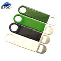 Factory Directly Supply Colorful Promotion Gift Blank Metal Beer Flat Bottle Opener