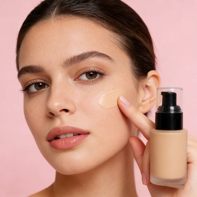 Private Label Sunscreen Vegan Makeup Matte Foundation Face Concealer Makeup Liquid Foundation