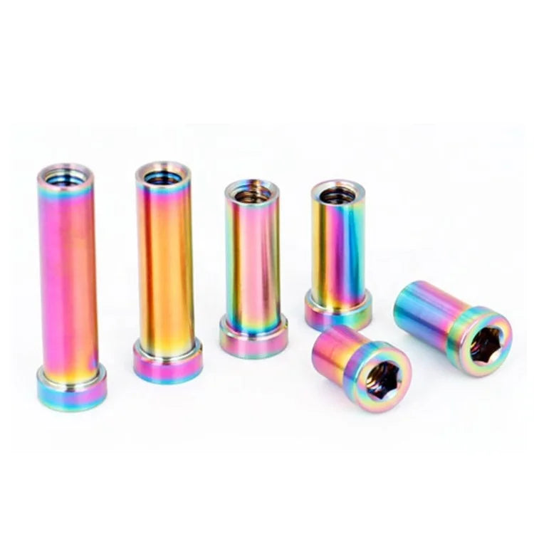 Gr2 Gr5 Cheap Customize Titanium Socket Head Allen Nuts and Bolt Plain Finish OEM ODM Size 25