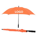 Custom Logo Straight Golf Umbrella Windproof with Two Colors Large Size Straight Umbrella