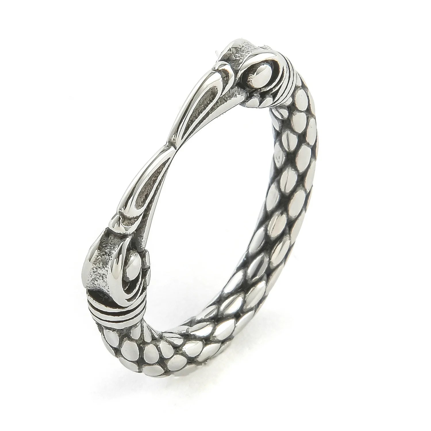 European and American Men's Retro Punk Eagle Mouth Viking Men's Ring Fashion Hipster Domineering Hip Hop Street Ring