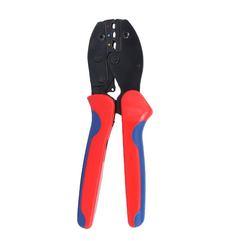 DIY Industrial Grade Energy Connector Cable Crimping Pliers Carbon Steel Serrated Jaw Surface Plastic Moulded for Cutting