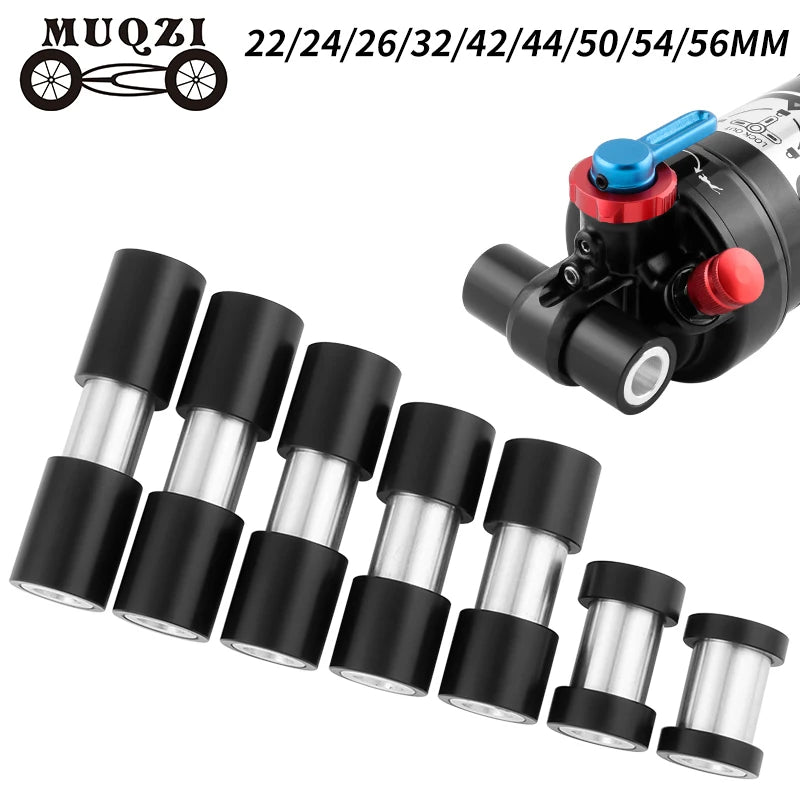 MUQZI ID 8mm OD 12mm Bike Rear Shock Bushing 22/24/26/32/42/44/50/54/56mm Absorber Suspension Bushing Bike Parts