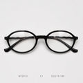 2026 New Fashion Spectacles Frame Unisex Ultralight TR90 Ellipse Frame Anti Blue Light Transparent Lens Optical Eyeglasses