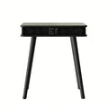 Modern Nordic Convertible Square Wood Panel Coffee Table with Speaker and USB Charger