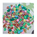 Spring Green Leaf Clay Slice Polymer Clay Sprinkles Mixed Leaves for DIY Crafts Plastic Clay Mud Slime Charms Nail Art