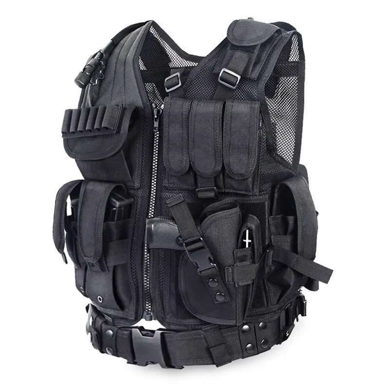 Outdoor Sports Protective Accessories Outdoor Tactical Vest Special Breathable Mesh Nylon Protective Equipment Training Suit