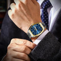 Poedagar New Fashion Stainless Steel Luxury Watch Waterproof Luminous Date Men's Quartz Watch for Men