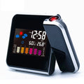 EMAF Colorful Lcd Laser Ceiling Digital Wall Projection Alarm Clock Projector Weather Forecast Station Table Projection Clock