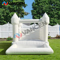 Commercial PVC Kids Party Rental Inflatable Bouncer Wedding White Bounce House with Ball Pit