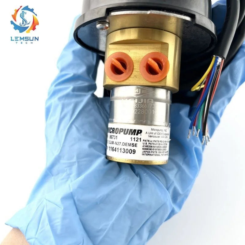 New Precision Micropump Gear Pump Hydraulic for Inkjet Printer Machine 86731 GJM-N27 DEMSE Golden