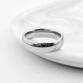 Cheap Silver Color 6mm Mens High Polish Tungsten Carbide Wedding Ring Simple Elegant