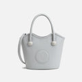 New Trend Cross-Border Portable PU Medium Bucket Bag Casual Shoulder Wholesale Diagonal Women's Bag