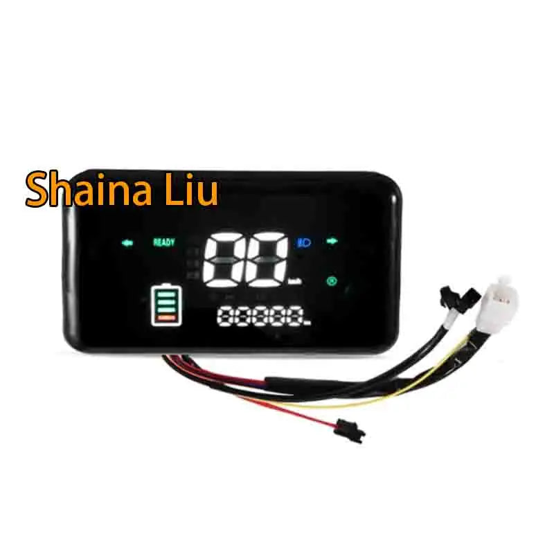 48V 60V 72V Electric Scooter Scooty Speed Instrument Meter Digital LED Motorcycles One Line Communication Display Speedometer MegaBDM