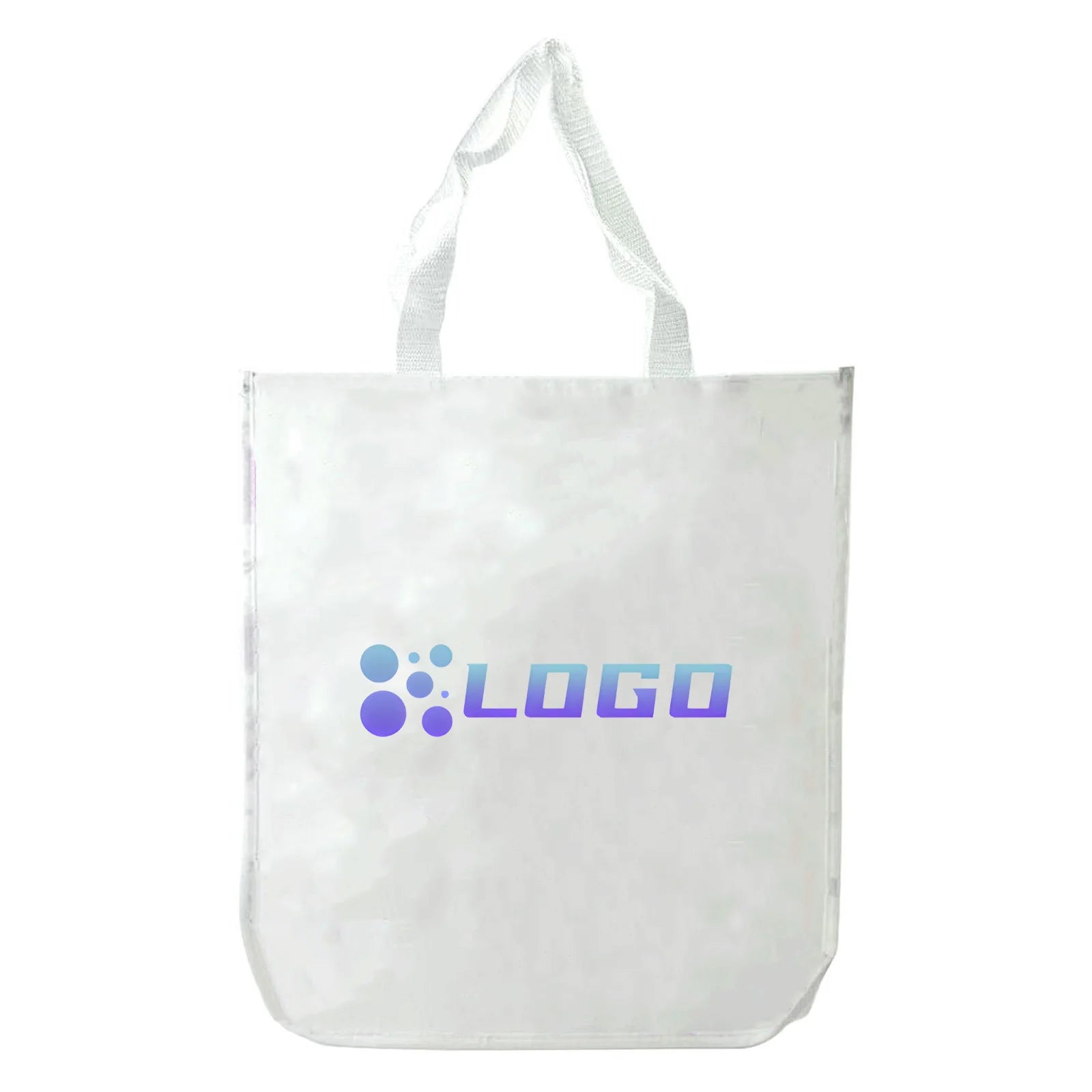 Custom Logo  Full Print Lemon Durable Eco-Waterproof PP Laminated Non-Woven Tote Shopping Bag Curved Corners Unique Design