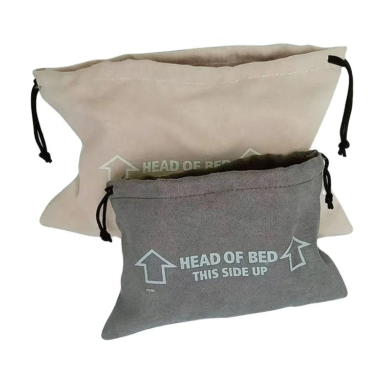 Custom Unique Small Suede Storage Drawstring Bag Gift Bags for Jewelry Velvet Pouch with Logo