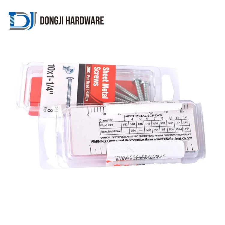 Factory Wholesale Small Custom Box Packaging Screw Stainless Steel