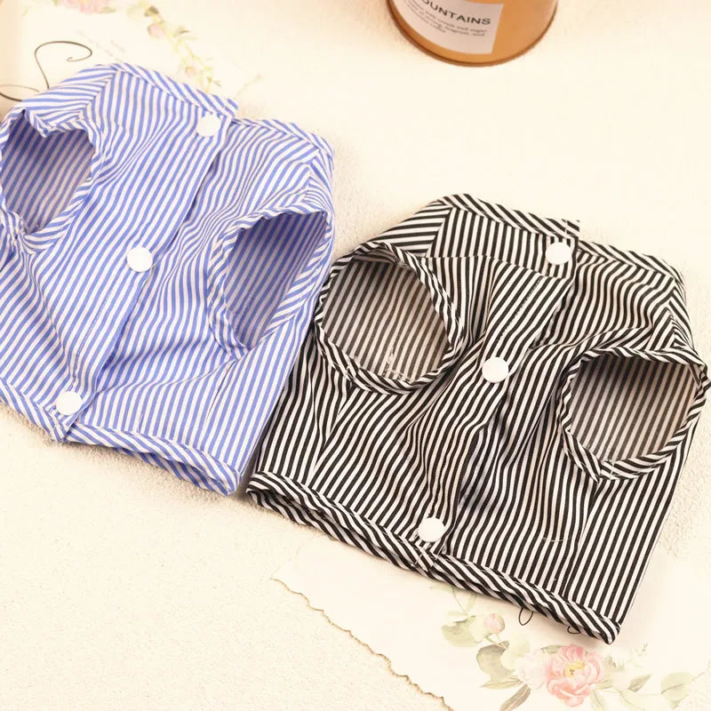 Wholesale Trends and Clothing Spring & Nautical Dog Shirts T-Shirt Pet Clothes Summer for Small Dogs