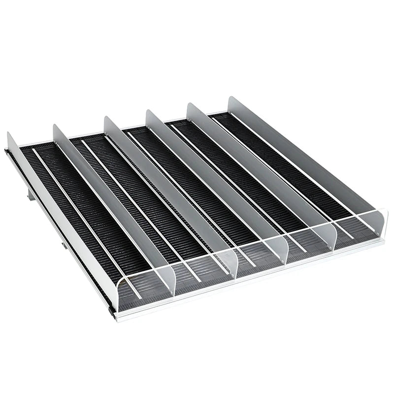 Gravity Shelf Roller Flex Rolling Shelf Cigarettes Tobacco Pusher Drink Organizer Shelf Pusher with Fast Pusher Glide