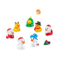 Resin Miniature Items Standing Santa Claus Snowman Tree Deer Duck Xmas Mini Christmas Ornaments