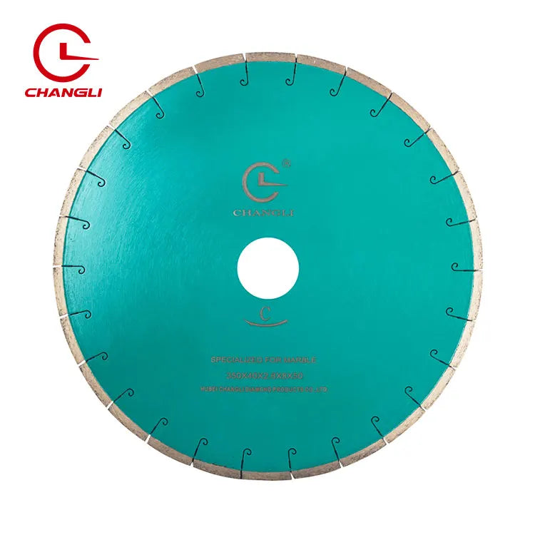 Industrial OEM Changli Sharp Durable Cutting Silent 350mm 14''inch Dry Wet Fishhook Slot Marble Diamond Disc Saw Blades
