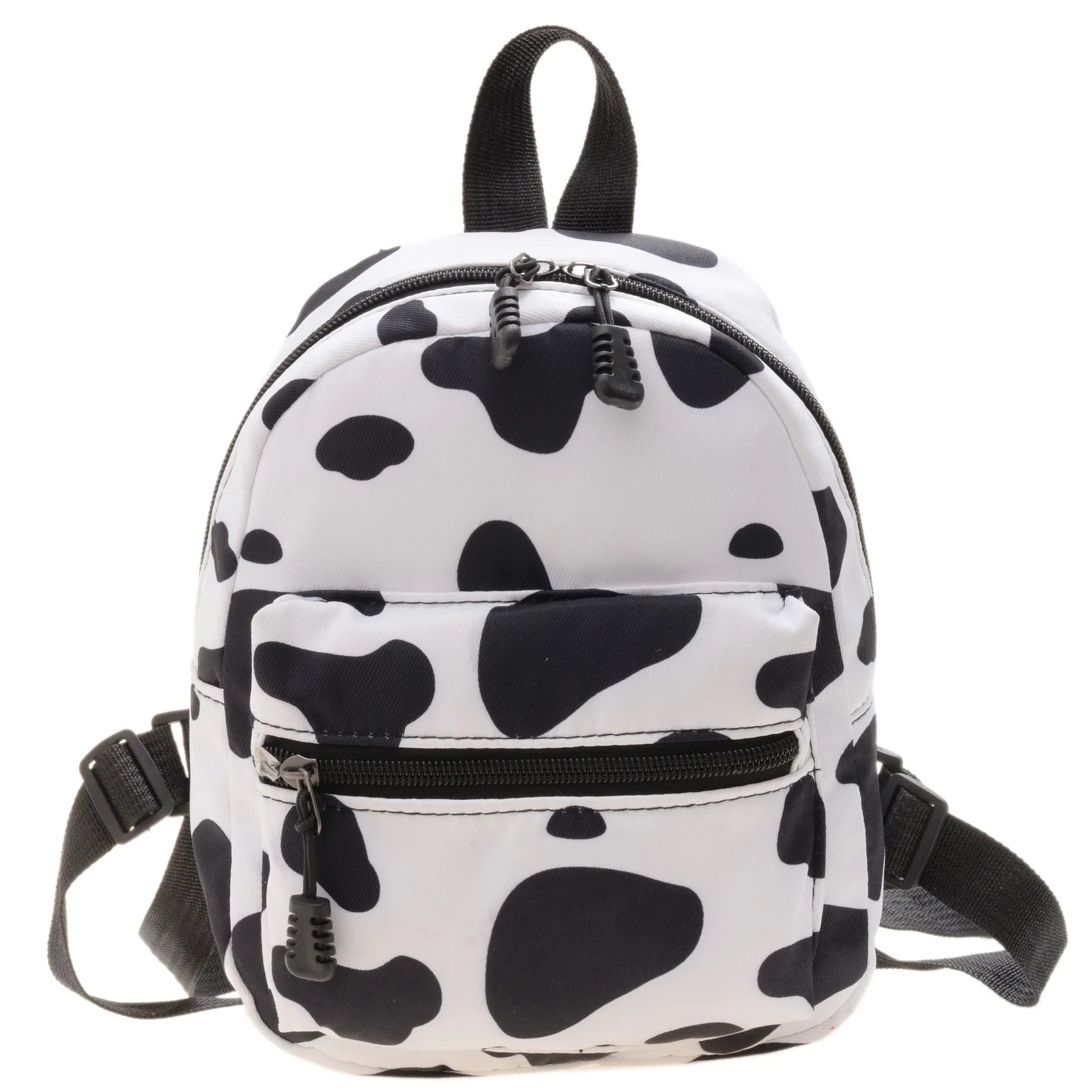 Cow Spots Cute Fashion School Bags for Girls Casual Women Girl College Style Canvas Polyester Waterproof Tote Backpack Bag