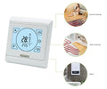 Programmable Touch Screen Electric Heating Thermostat for Apartment Floor Heating Application