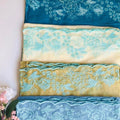 Embroidery Flower Pattern Cotton Voile Japanese Voile Customized Premium Voile Chiffon  Viscose