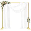 Ceremony Square Balloon Arch Stand Kit Metal Wedding Arch Backdrop Stand for Wedding Birthday Party Anniversary Decoration