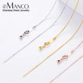 EManco 14K Gold Stainless Steel Adjustable Link Chain Necklace  Plated Silicone Ball Chain Needle DIY Necklace