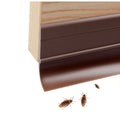 Self-Stick Door Sweep Under Door Draft Stopper PVC Rubber Seal Strip for Wooden Glass Aluminum Door