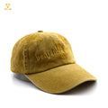 Wholesale 2023 New Vintage Cotton Washed Denim Oxford Terry Sports Plain 6 Panel Custom Logo Embroidery Baseball Dad Hat
