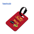 BestSub Wholesale Custom Sublimation Blanks Print Photo Luggage Tag