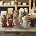 Angry Puppy Candle Silicone Mould DIY Handmade Drip Animal Angry Puppy Plaster Moulds