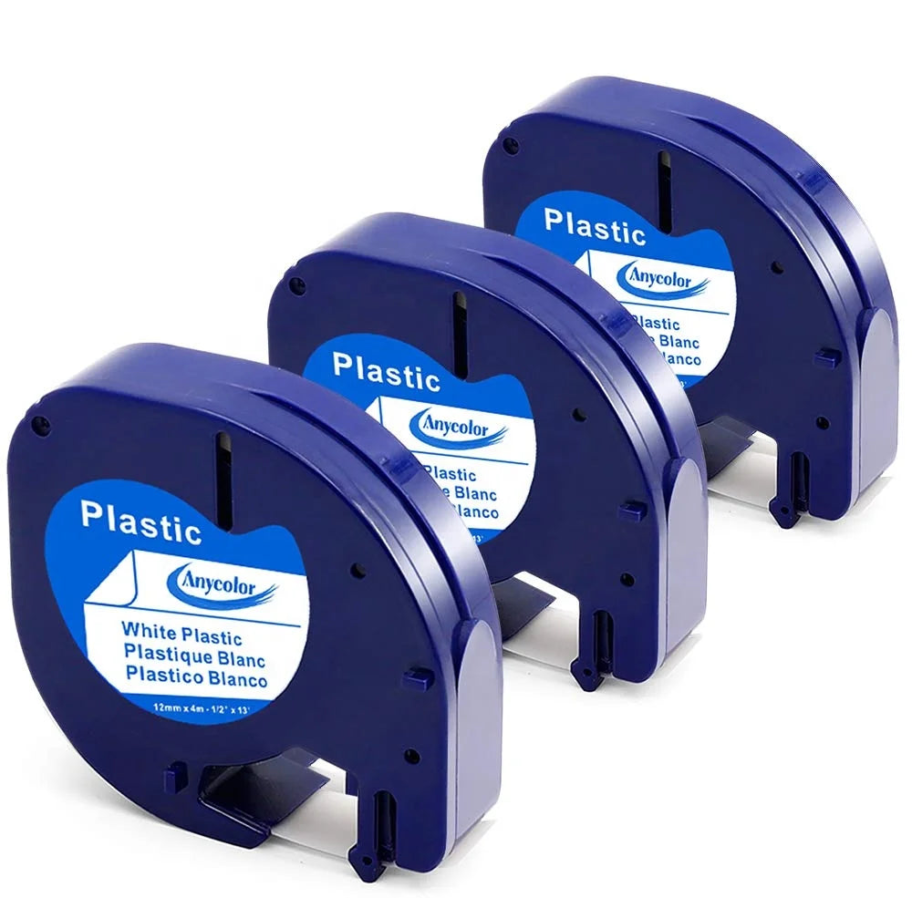 Orison Label Maker Compatible Dymo Labels 91331 91201 91221 Dymo Letratag Tape for Dymo Letratag LT-100T LT-100H