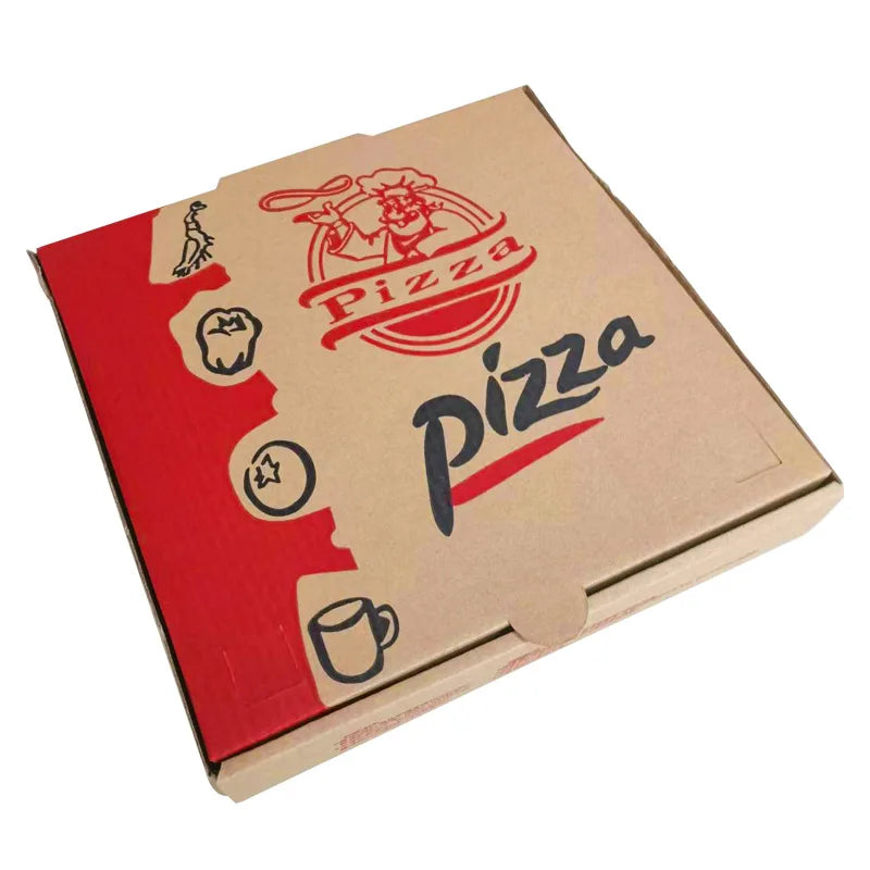 Wholesale Branded Paper Eco Friendly Biodegradable Food Grade 6in 10in 12 Inches Pizza Box Pizza Boxes Wholesale with logo