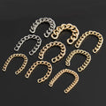 Nolvo World 9Sizes Fashion Thick Chunky Metal Gold Chain Purse Chain Handbag Strap for Bags Women