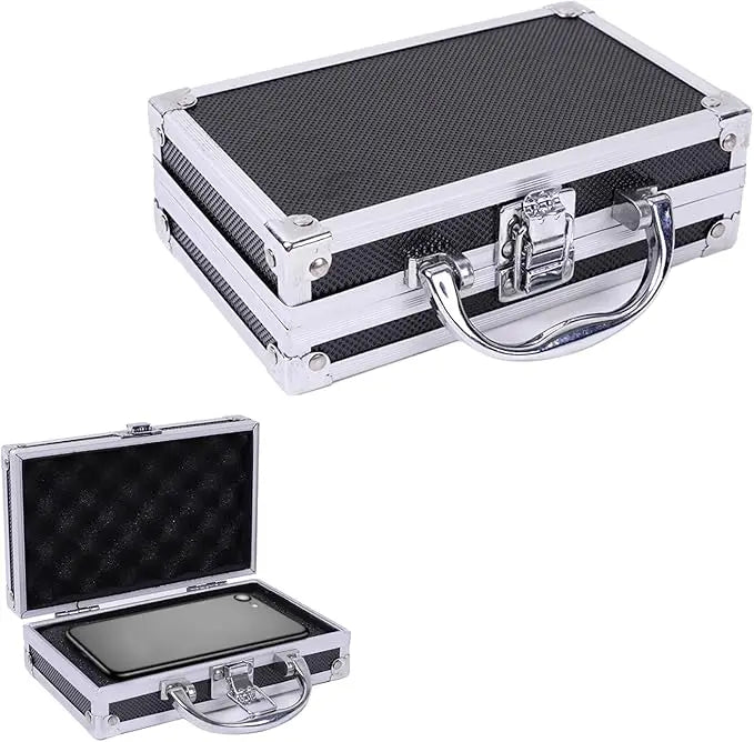 Aluminium Frame Tool Case Padded Foam Travel Case with Storage Features Special Purpose Toolbox Storage Case Aluminum Alloy