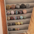 Hot Selling Copper Inlaid Zircon Full Diamond Beads Colorful DIY Bracelet Necklace Jewelry Accessories