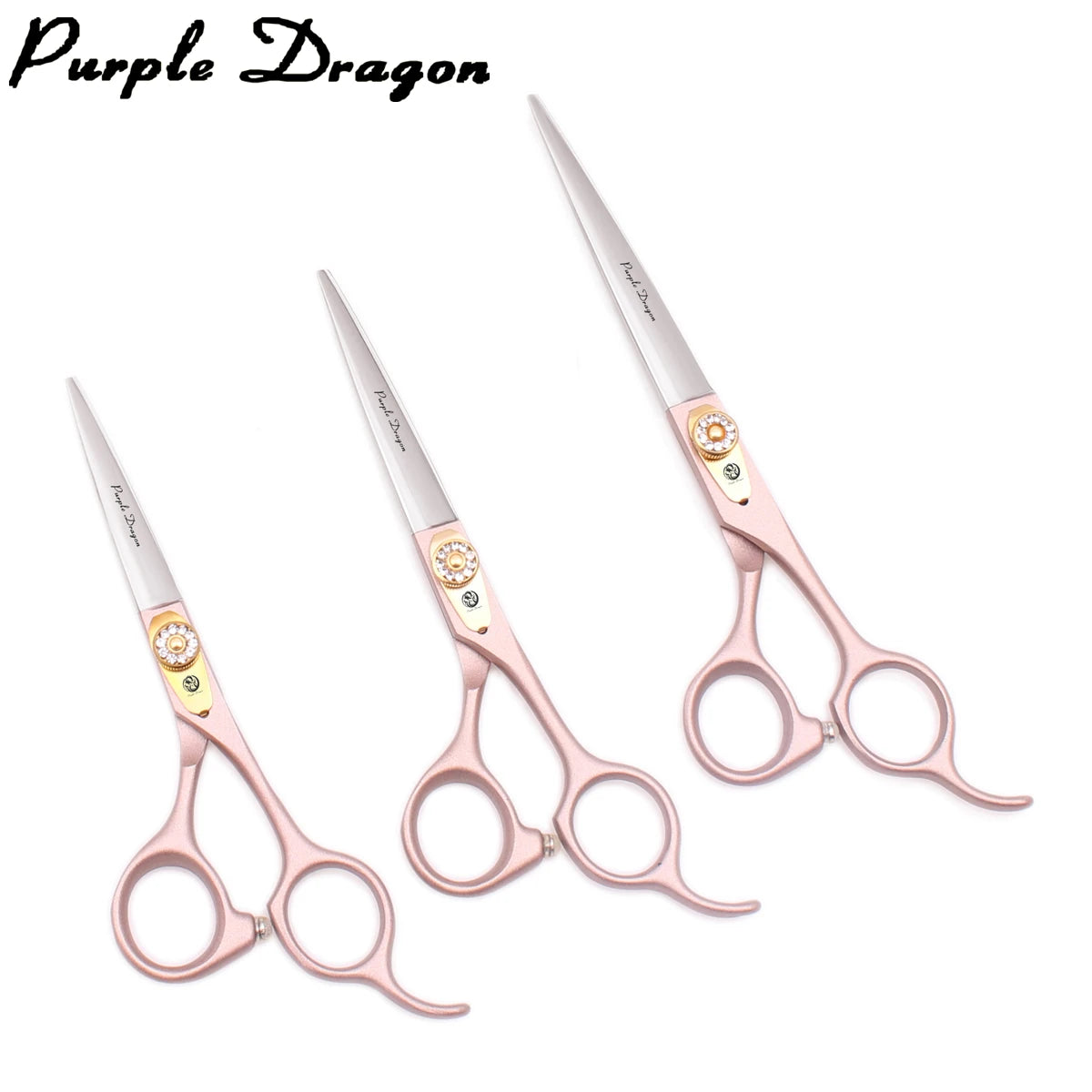 Purple Dragon Hair Scissors 5.5" 6" 7" Japan Stainless Hair Cutting Scissors Thinning Shears Professional Barber Scissors Z9105