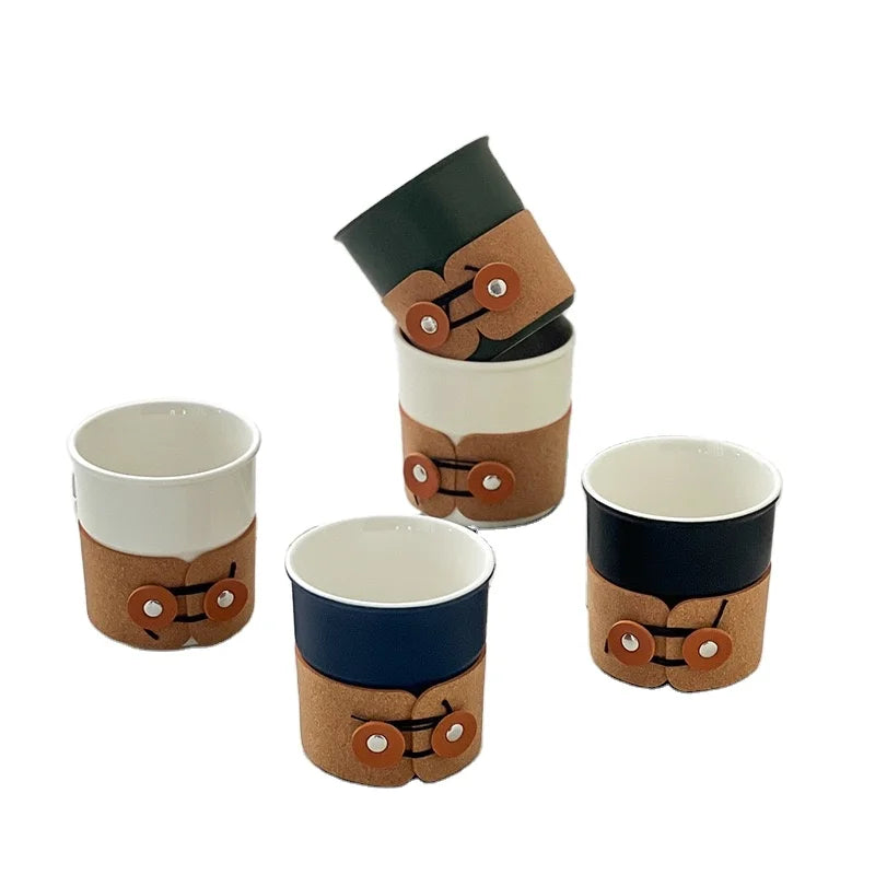 2023 New Products Ceramic Coffee Mugs Breakfast Milk Cup Afternoon Tea Cup With Anti-scalding Cup Cover