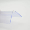 100% PVC Pure Raw Material L Shape Plastic Data Strip Shelf Talker Holder