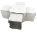50mm Connector Square Hollow Steel Tube Connectors for Stair Handrail Post