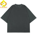Custom 100% Cotton 230gsm Solid Regular Fit Men's T-shirt Casual Breathable Eco-Friendly