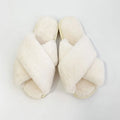 2024 Hot Selling Cross Strap With Soft Sole Winter Indoor Plush Fluffy Fuzzy Home House Wholesale Cheap Shoes Slippers for Women MegaBDM