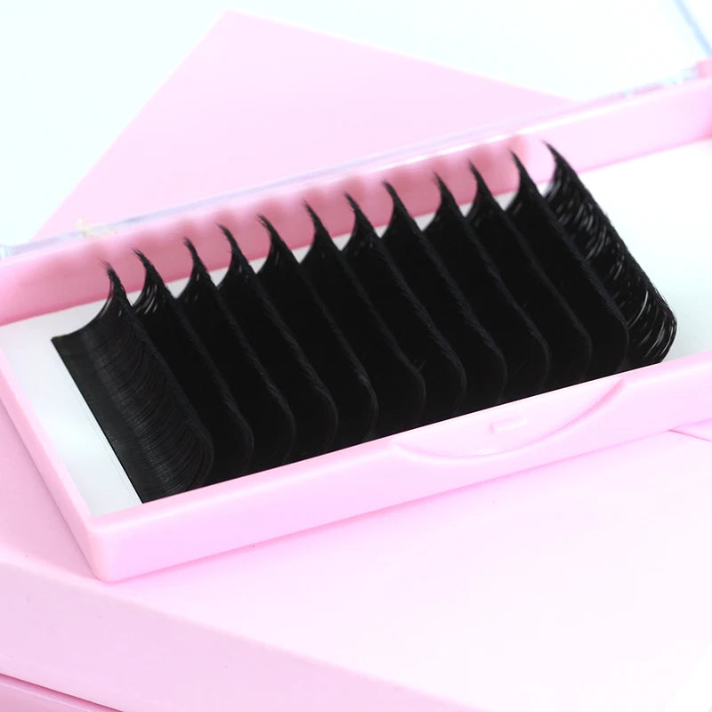 High Quality 0.03 05 07mm Lashes Extension Volume Eyelashes Extension Trays Matte Classic Eyelash Extensions