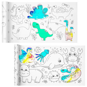 Customized DIY Painting Drawing Color Filling Paper & Coloring Paper Roll Children's Drawing Roll