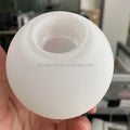 Hand Made G9 Screw Threaded White Frosted Opal Matte Borosilicate Glass Ball Shade Replacement for Chandelier Lighting Globe