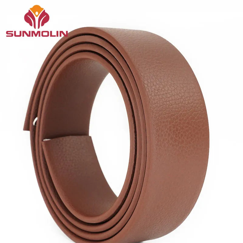 Custom Soft Leather Texture Abrasion Resistant Waterproof Silicone Pvc Coated Webbing Leather Strap