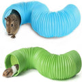 Collapsible Plastic Hamster Tunnel Pet Tube Hideaway Pet Mouse Training Hideout Tunnels for Guinea Pig Chinchillas Dwarf Rabbit